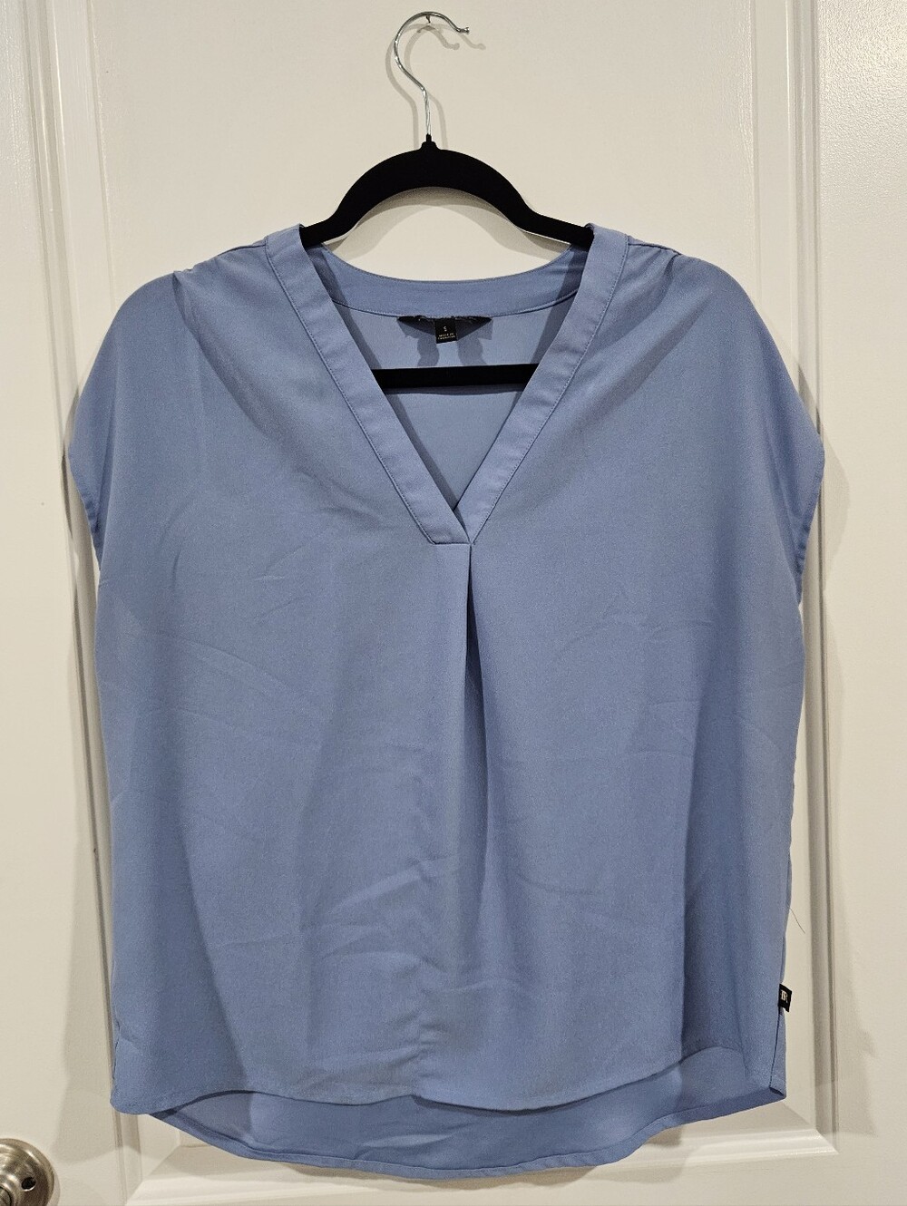 Light Blue V-Neck Banana Republic  Top